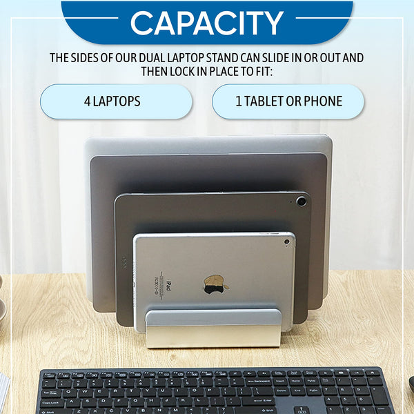 Adjustable Laptop Stand for 5 Devices