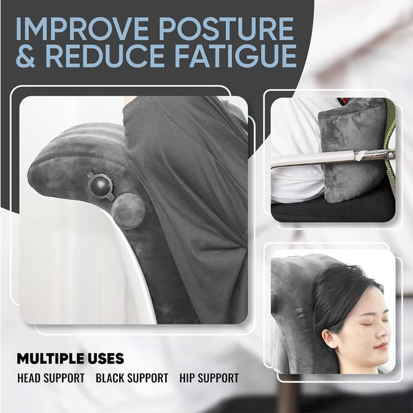 Inflatable Head Pillow & Back Support