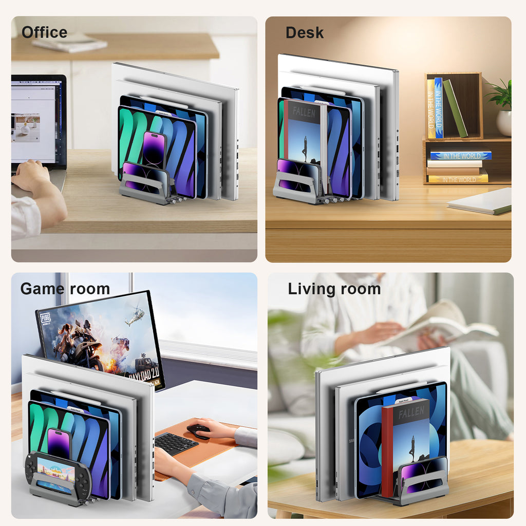 6 Slot Side-Adjust Stand