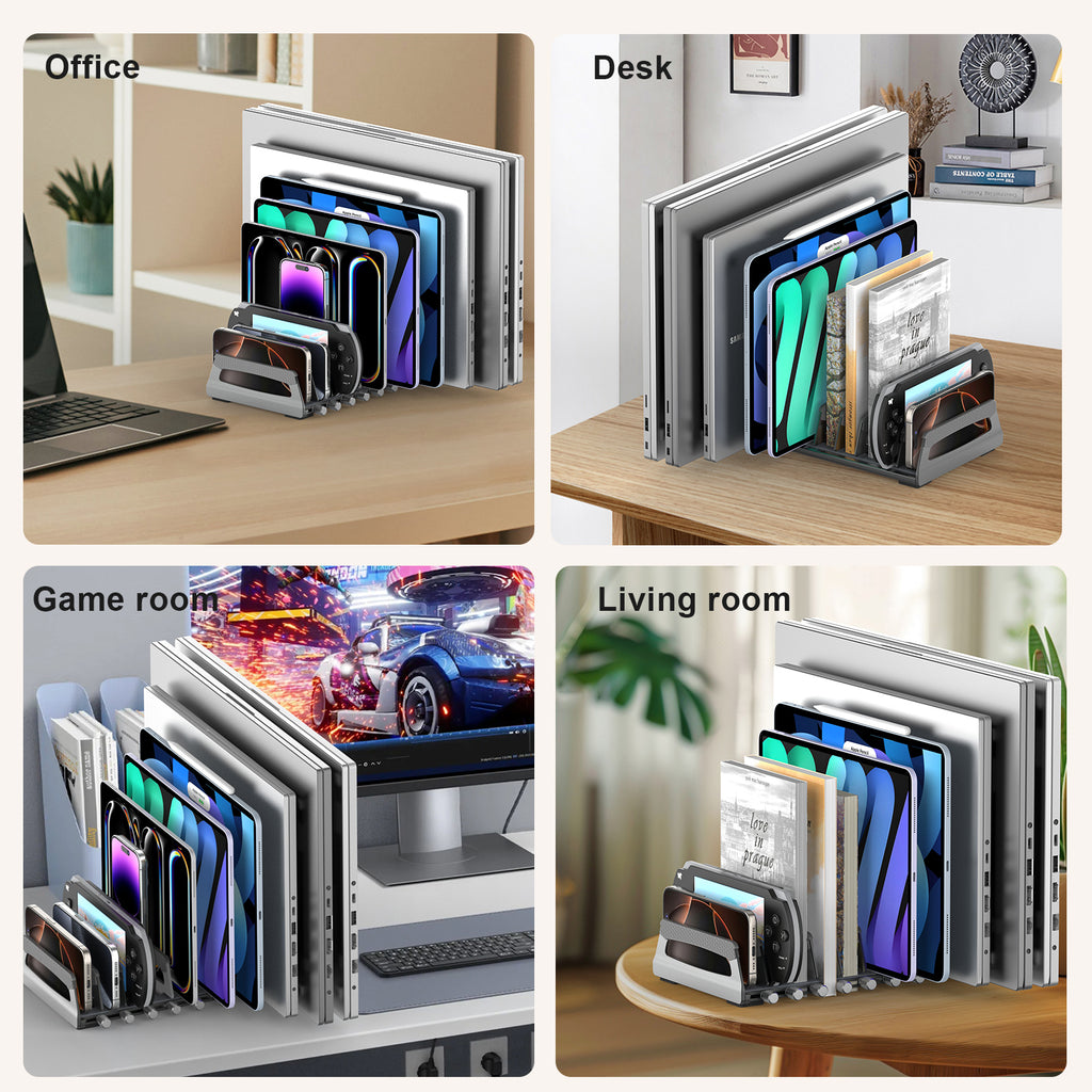 10 Slot Side-Adjust Stand