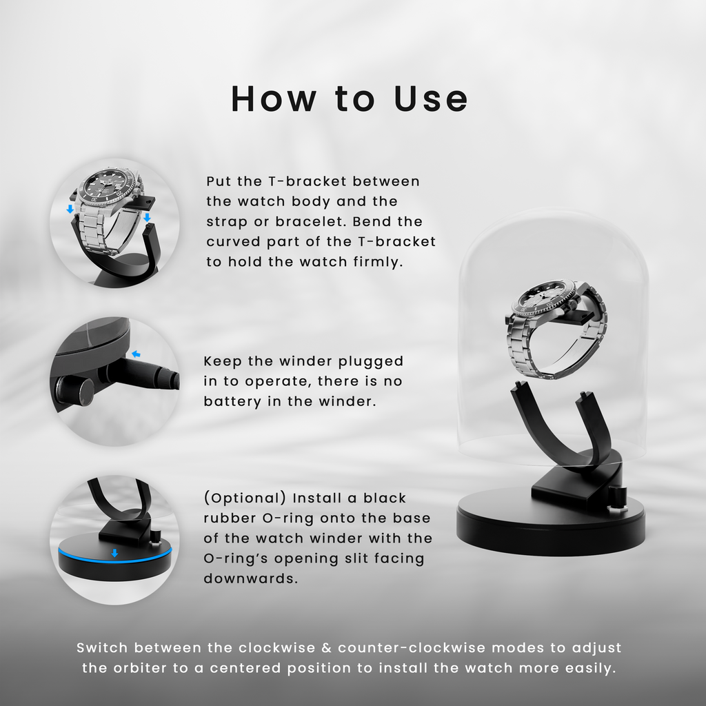 Orbit Watch Winder - Minimalist
