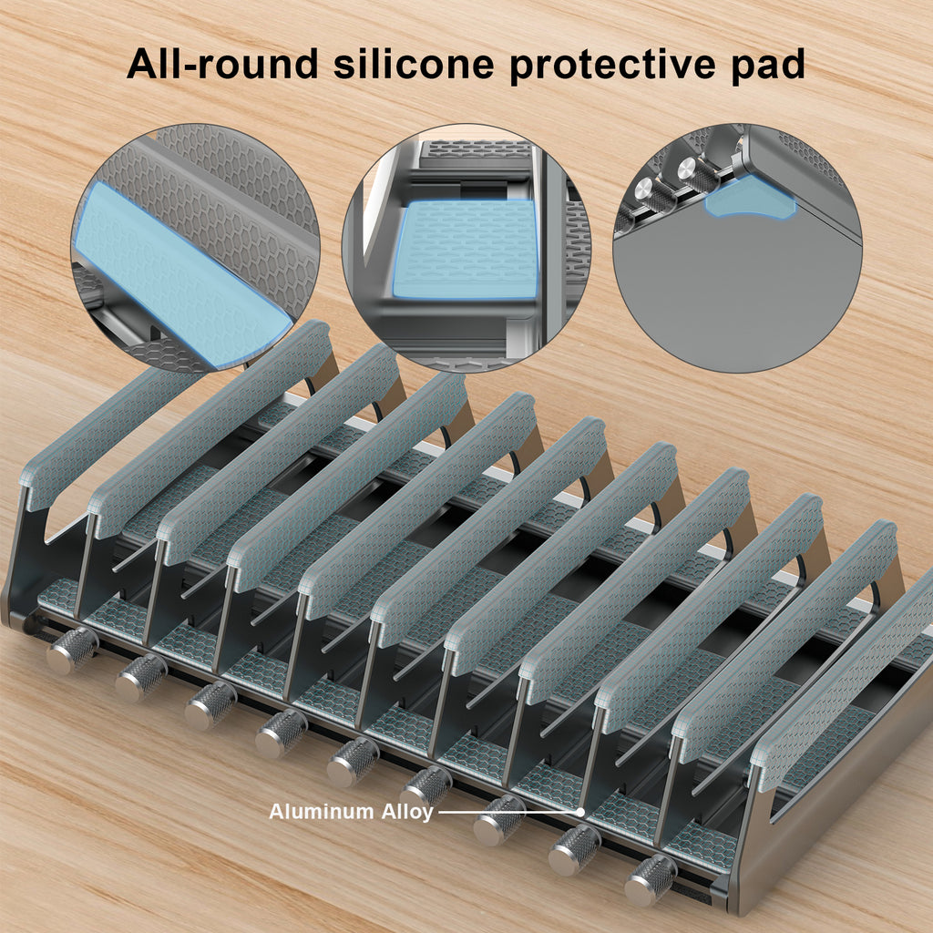 10 Slot Side-Adjust Stand
