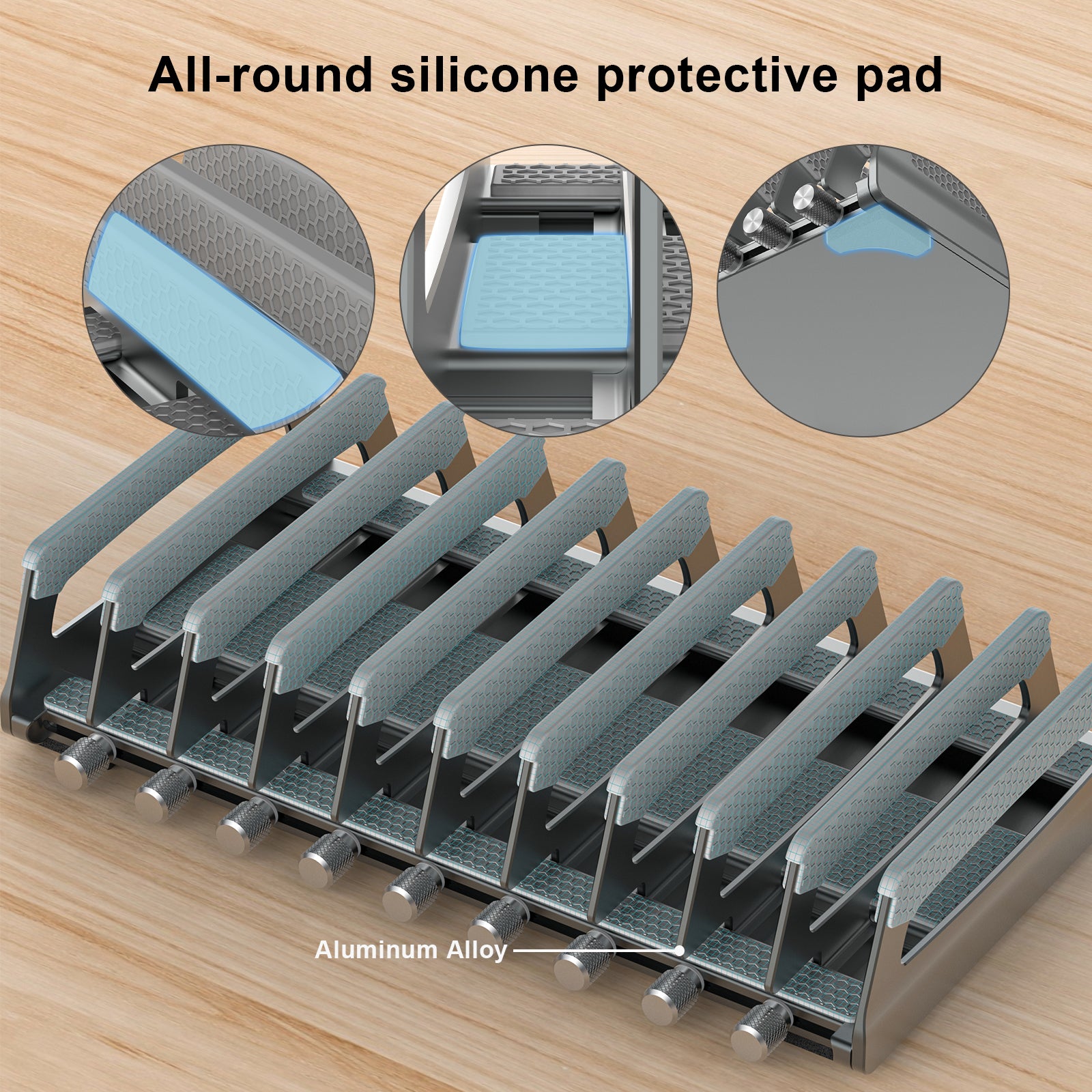 10 Slot Side-Adjust Stand