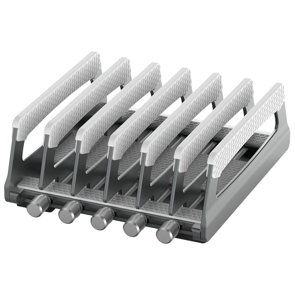 Tool-free Adjustable Vertical Laptop Stand for 6 Devices