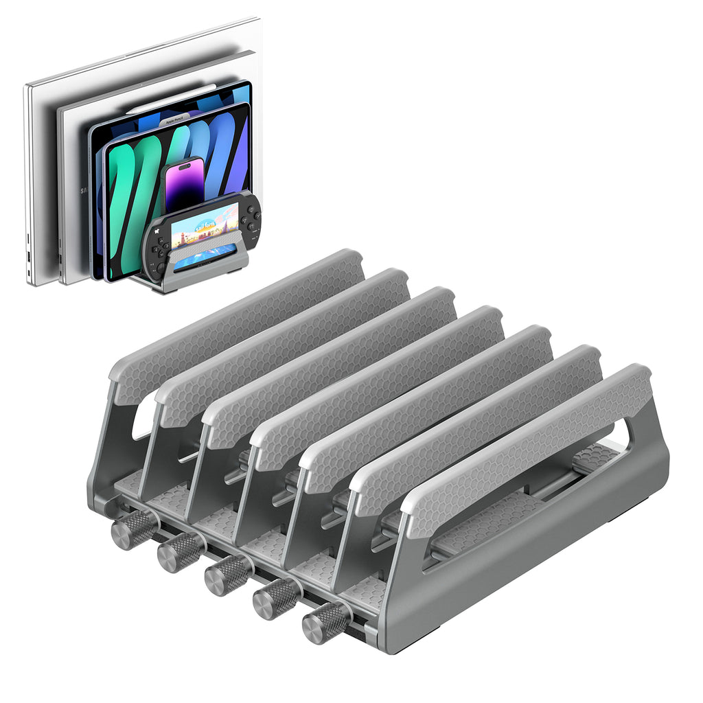 6 Slot Side-Adjust Stand
