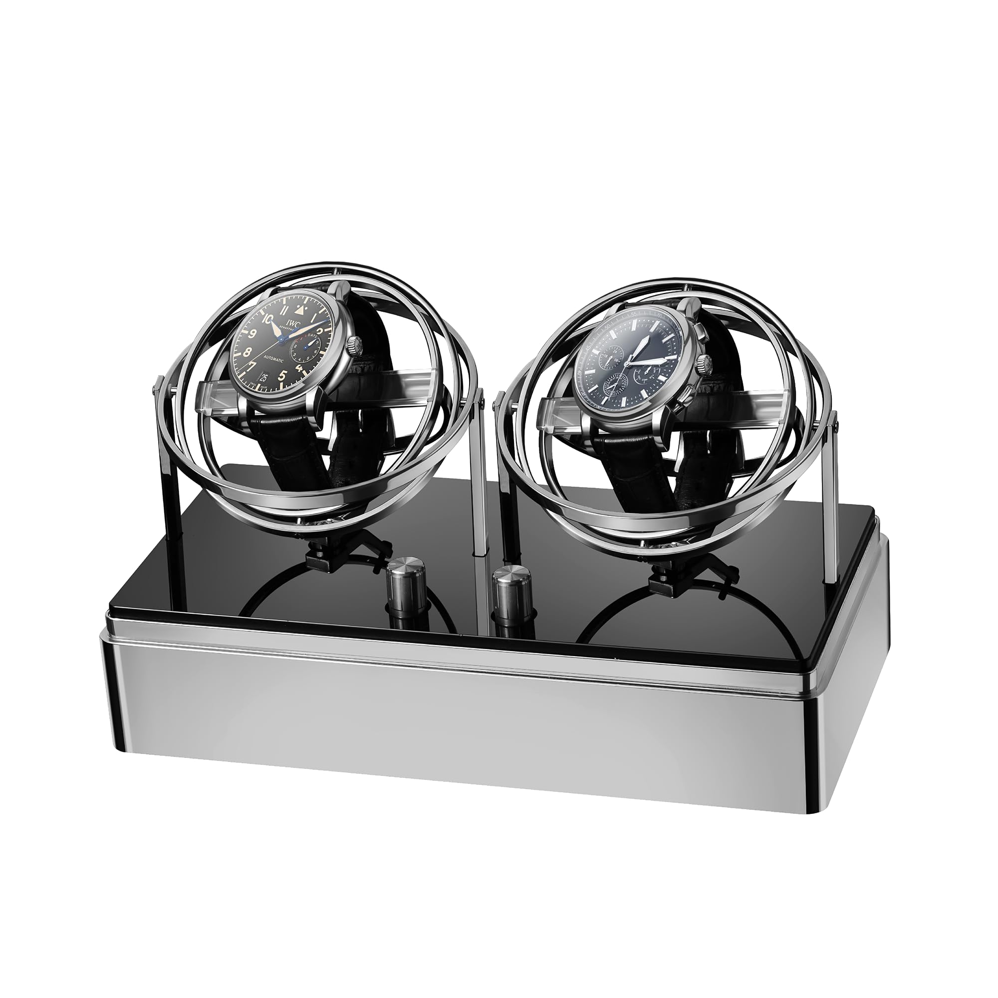 Orbit Dual Watch Winder - Silver