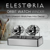 Orbit Dual Watch Winder - Silver