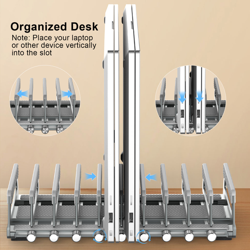 10 Slot Side-Adjust Stand