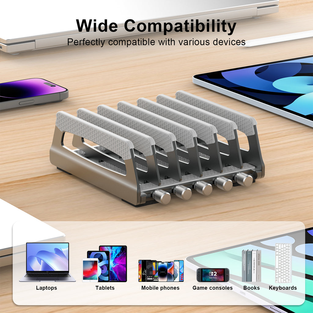 6 Slot Side-Adjust Stand