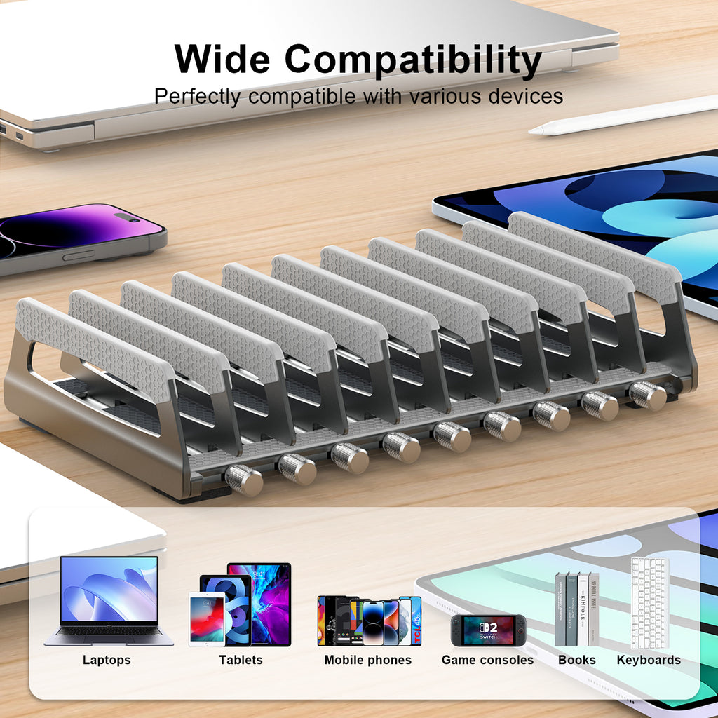 10 Slot Side-Adjust Stand