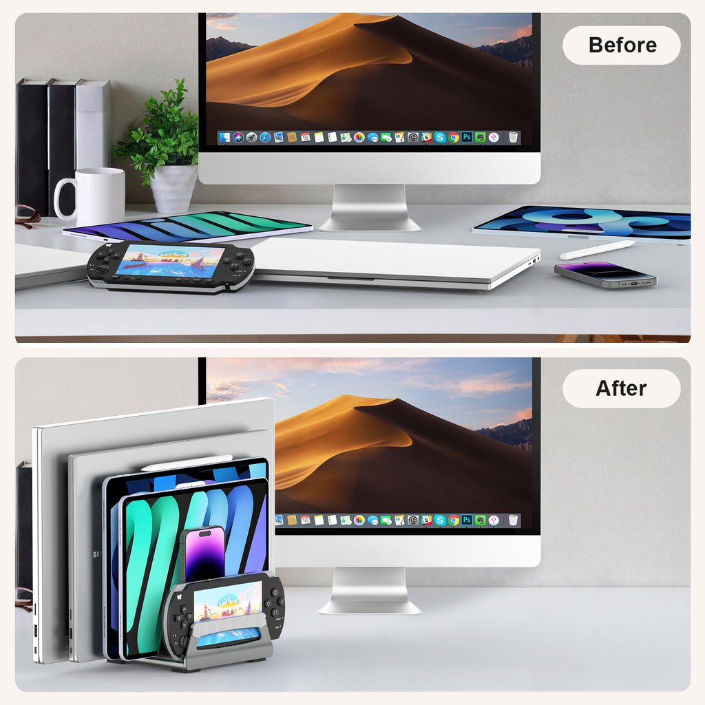 6 Slot Side-Adjust Stand