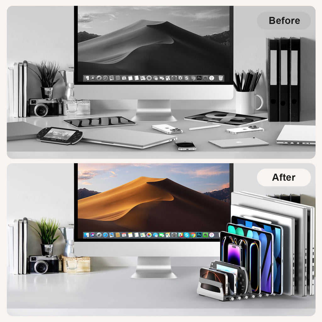 10 Slot Side-Adjust Stand