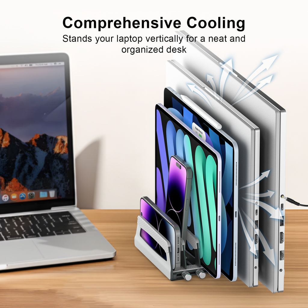 6 Slot Side-Adjust Stand